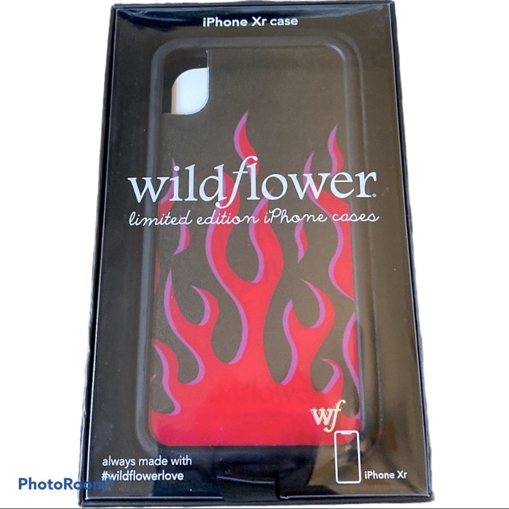 NEW! Limited Edition Wildflower Flames iPhone XR Case One-of-a-kind Handcrafted